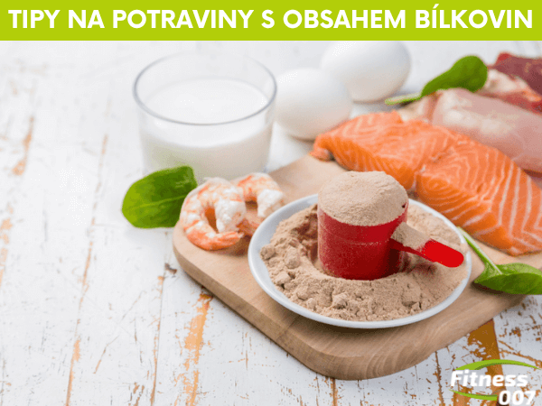 Běžné potraviny s vysokým obsahem bílkovin